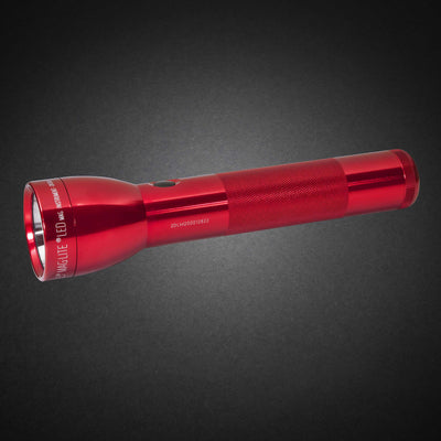 Maglite ML300L 2-Cell LED Flashlight, Red